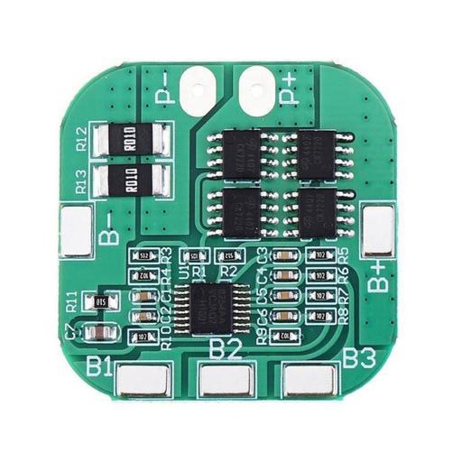 ماژول محافظ شارژ و دشارژ باتری لیتیومی مدل 4 سل 8 آمپر - ماژول BMS باطری لیتیوم
